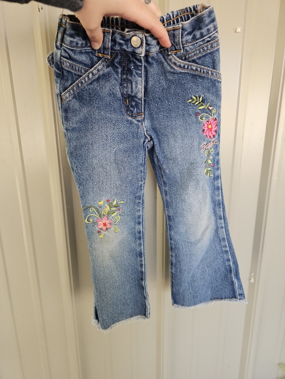 Vintage Toddler Girls Barbie Jeans 3T